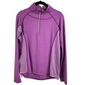 Columbia Active 1/2 Zip Lightweight Purple Pullover